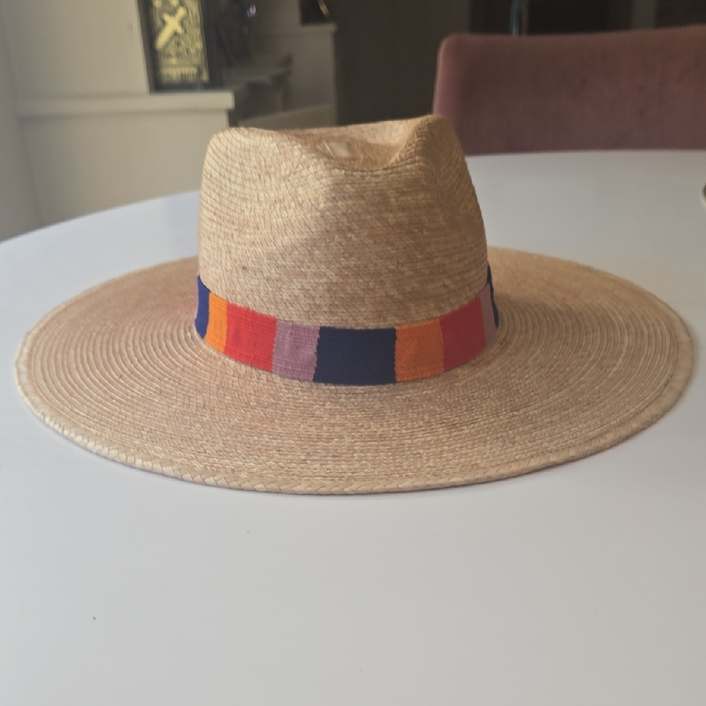 Sunshine Tienda Womens Straw Hat Excellent Condition M/L